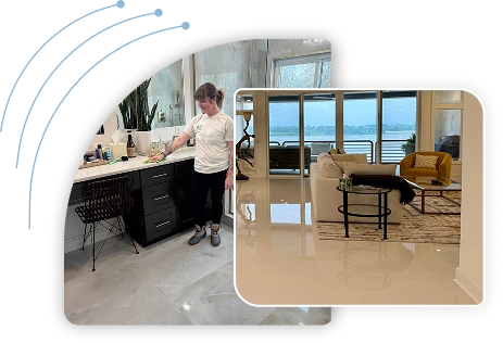 OCD team cleaning